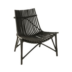 CHAIR BAMBOO BLACK 84    - CHAIRS, STOOLS